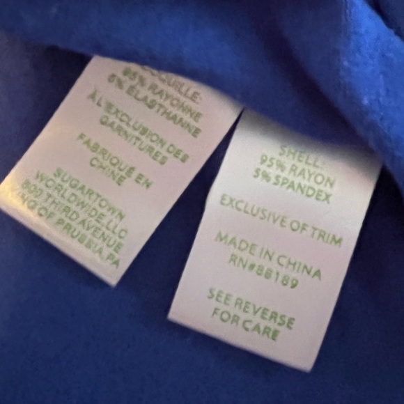 Lily pulitzer stretchy and smooth medium size top - Picture 8 of 9